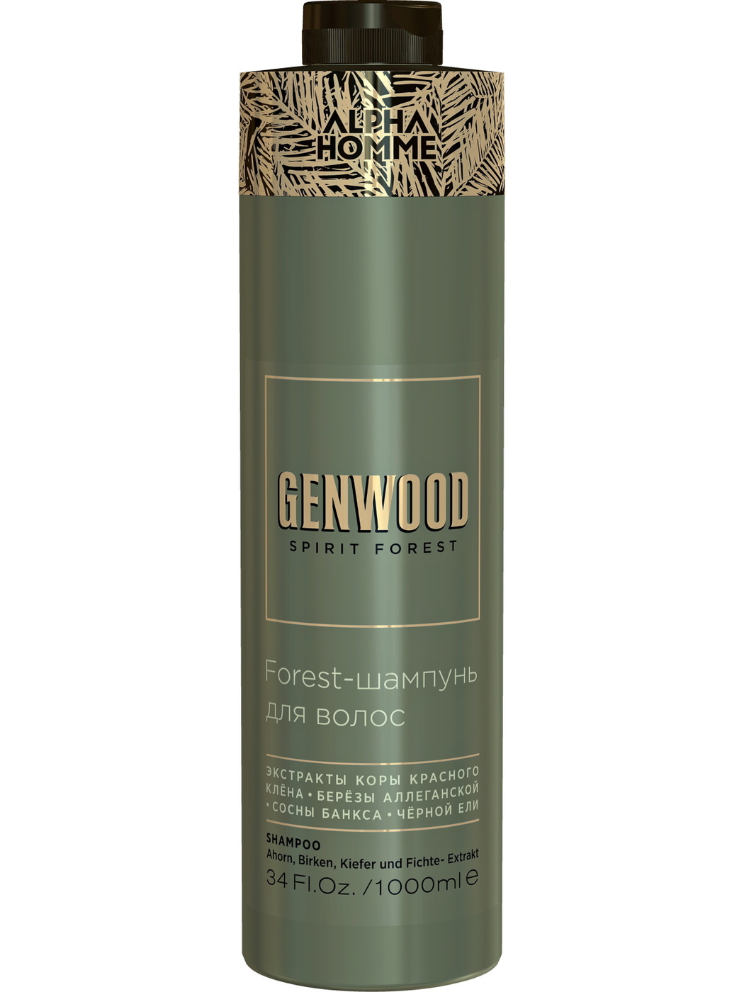 Estel alpha homme genwood forest шампунь для волос и тела 1000 мл.