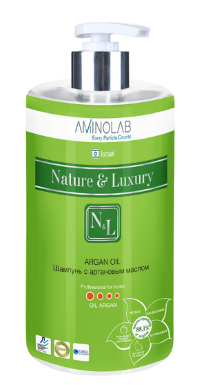 Aminolab Nature&luxury 308 шампунь с аргановым маслом 730 мл ^