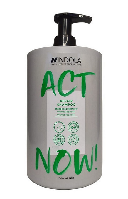Indola act now repair шампунь восстанавливающий 1000 мл БС