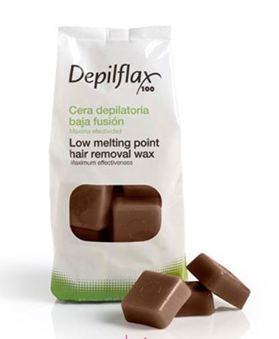 Depilflax воск горячий в брикетах шоколад 1 кг (а)