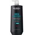 Gоldwell dualsenses for men шампунь для волос и тела 1000 мл