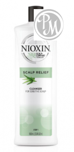 Nioxin scalp relief шампунь очищающий 1000мл