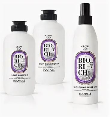 Bouticle glow lab biorich объем и восстановление для волос всех типов