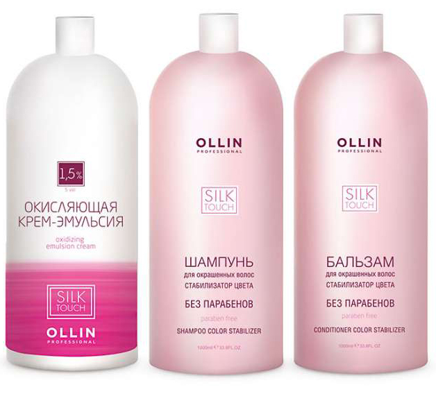 Ollin silk touch для окрашенных и нарощенных волос