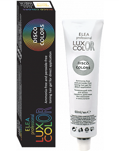 Luxor professional disco colors тонирующий гель для волос прямого действия