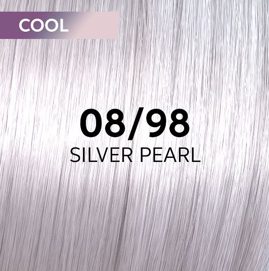 Wella shinefinity гель-крем краска 08/98 серебряный жемчуг 60мл