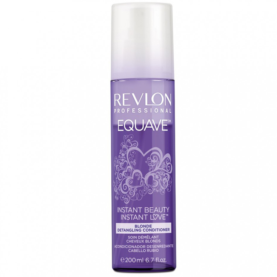 Revlon equave instant beauty несмываемый 2х фазный кондиционер для блондированных, обесцвеченных, мелированных и седых волос 200 мл БС