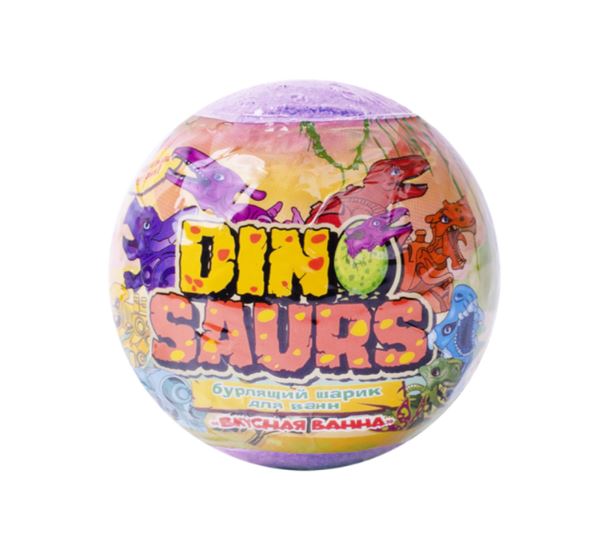 L cosmetics lullaby бурлящий шар для детей с игрушкой внутри dinosaurs в ассортименте 130 г