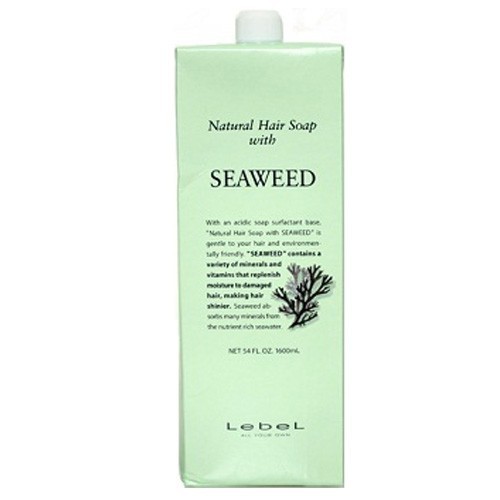 Lebel nhs seaweed шампунь для волос 1600мл