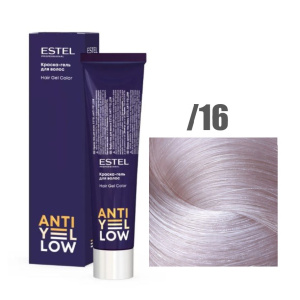 Estel anti-yellow краска-гель для волос ay/16 пепельно-фиолетовый нюанс 60 мл