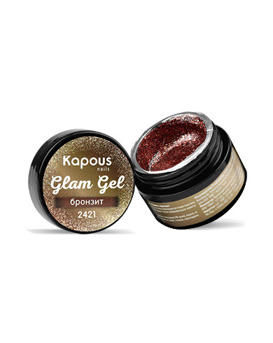 Kapous гель краска glam gel бронзит 5 мл