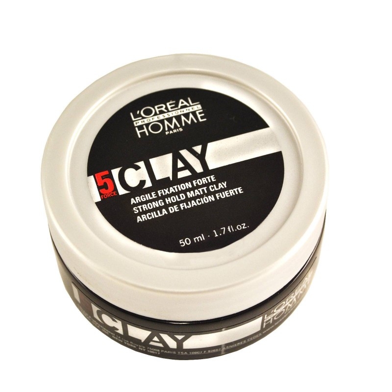 Loreal homme clay глина для укладки волос фиксация 5 50мл габ