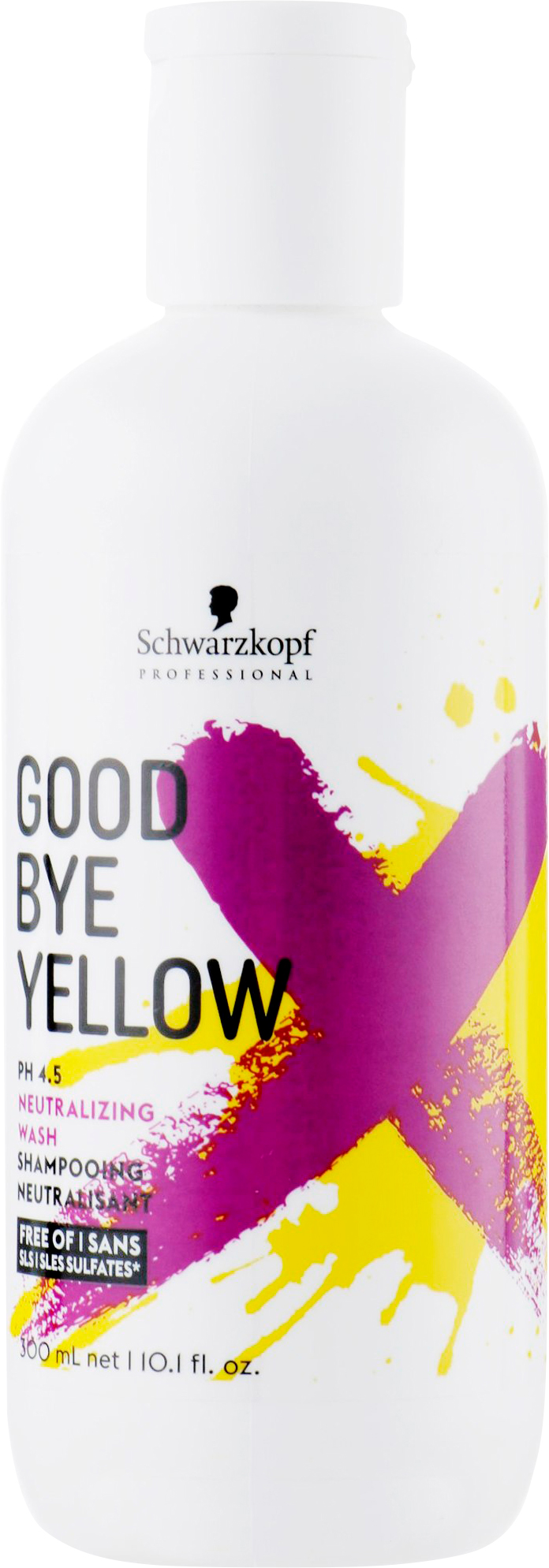 Schwarzkopf нейтрализующий шампунь для волос goodbye yellow 300 мл габ