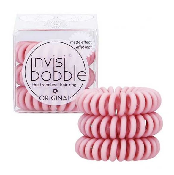 Invisibоbblе оriginal 3 мини резинки для волос matte me myselfie and i розовый
