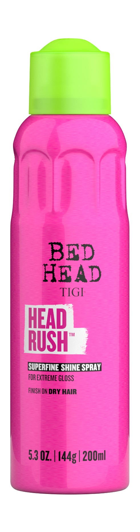 Tigi bed head head rush спрей для придания блеска волосам 200 мл