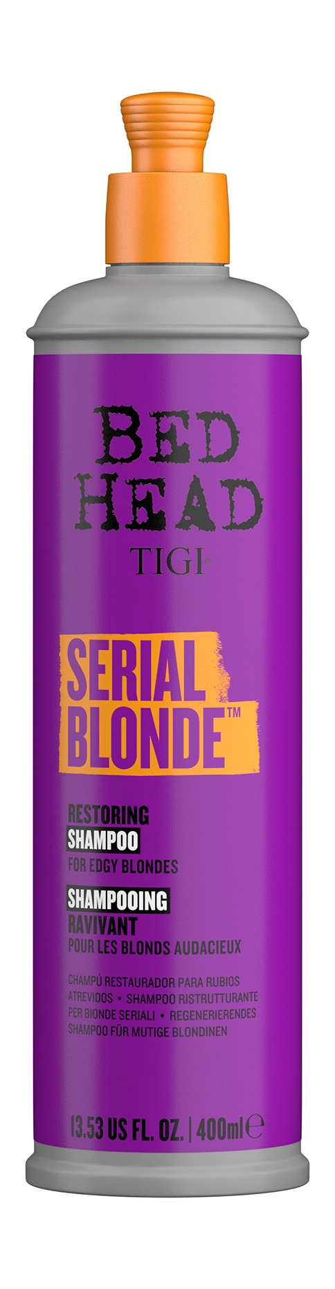 Tigi bed head serial blonde restoring шампунь восстанавливающий для блондинок 400мл