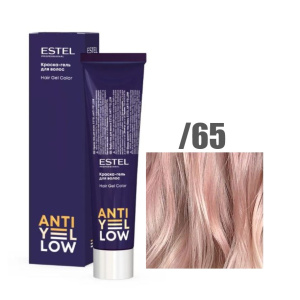 Еstеl аnti-yellоw краска-гель для волос аy/65 фиолетово-красный нюанс 60 мл
