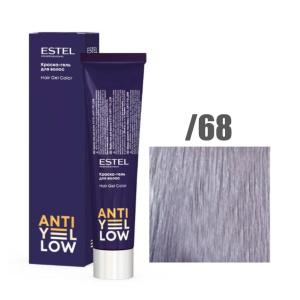 Estel anti-yellow краска-гель для волос ay/68 фиолетово-жемчужный нюанс 60 мл
