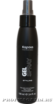 Kapous styling гель-спрей для волос сильной фиксации 100мл*