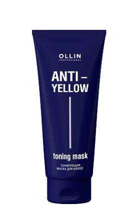 Ollin anti-yellow тонирующая маска для волос 250мл