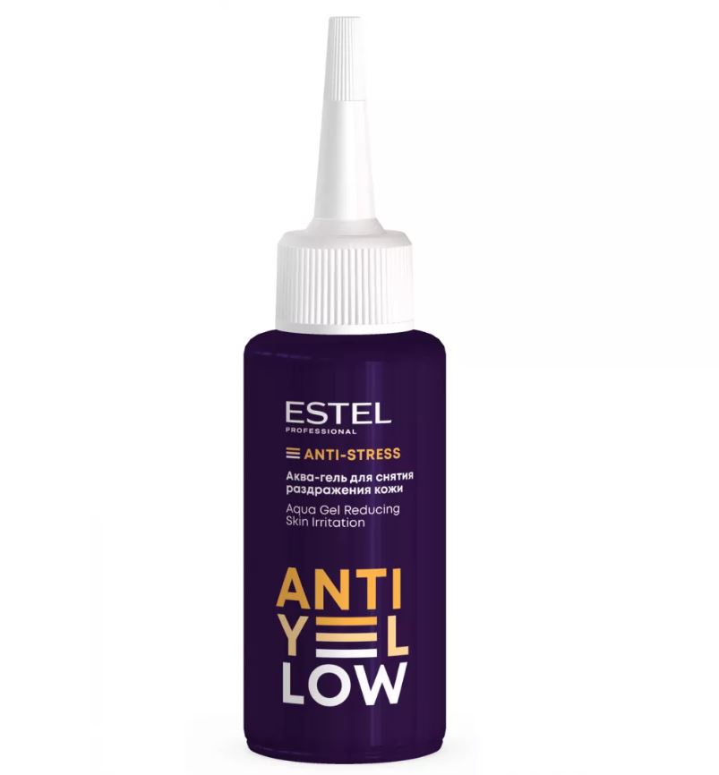 Estel anti-yellow аква-гель для снятия раздражения кожи 80 мл