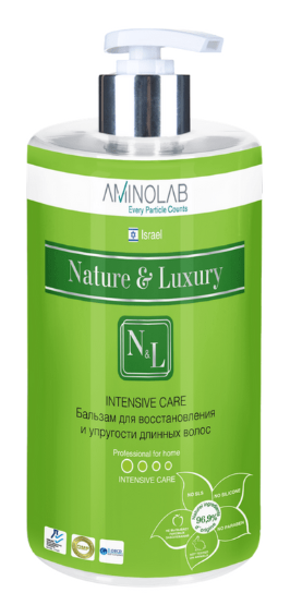Aminolab Nature&luxury 322 бальзам для восстановления и упругости длинных волос 730 мл ^