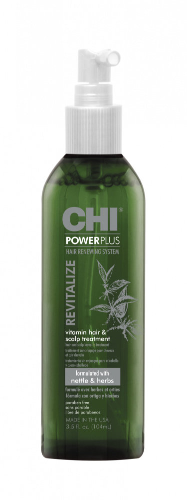 Chi power plus средство для ухода за волосами и кожей головы восстанавливающее 104 мл БС