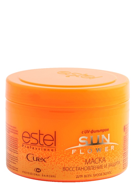 Estel curex sun flower маска воcстановление и защита с uv фильтром 500 мл