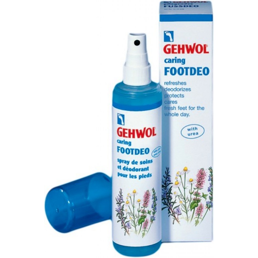 Gehwol caring fussdeo ухаживающий дезодорант для ног 150мл фор