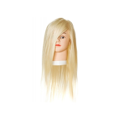 _ Harizma голова учебная 40-45см блондин 100 % натуральные волосы (Х)