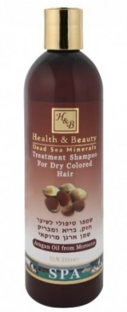 H&b 330 шампунь, укрепляющий для здоровья и блеска волос с аргановым маслом 400мл 