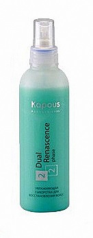 Kapous dual renascence 2 phase увлажняющая сыворотка для восстановления волос 200мл