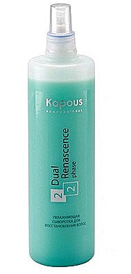 Kapous dual renascence 2 phase увлажняющая сыворотка для восстановления волос 500мл