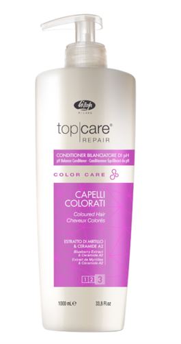 Lisap top care repair color care кондиционер восстанавливающий нейтральный уровень pH волос и кожи головы после окрашивания 1000мл ЛС