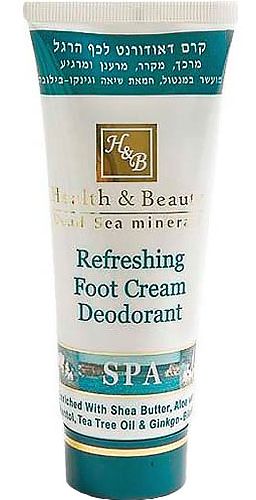 H&b 201 крем-дезодорант для ног с охлaждающим эффектом 100мл