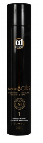 Constant delight magic 5 oils fixing лак для волос сильной фиксации 400 мл