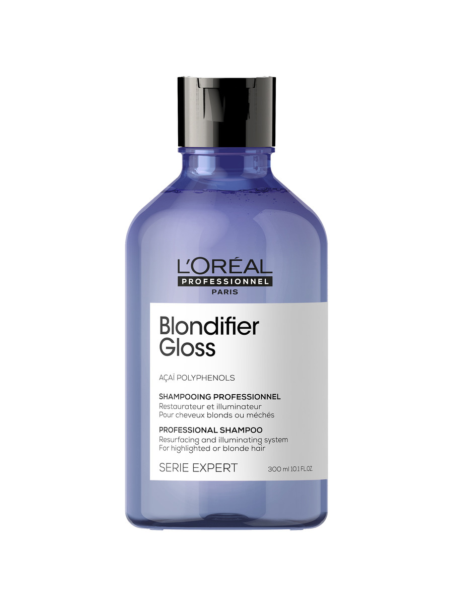 Loreal blondifier gloss шампунь для сияния волос восстанавливающий 300 мл нв