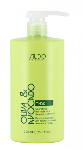 Kapous olive and avocado маска питательная для волос 750 мл