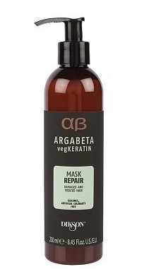 Dikson argabeta vegkeratin маска для ослабленных и химически обработанных волос 250мл мил