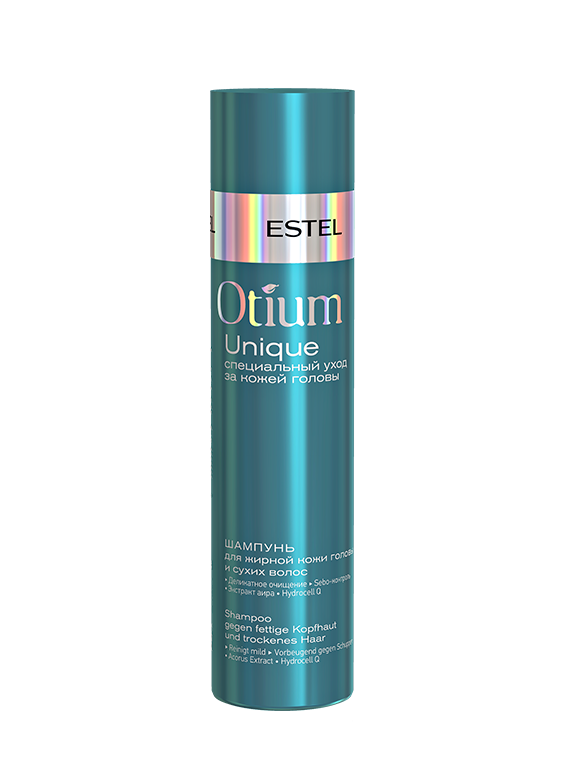 Еstеl оtium unique шампунь для жирной кожи головы и сухих волос 250 мл