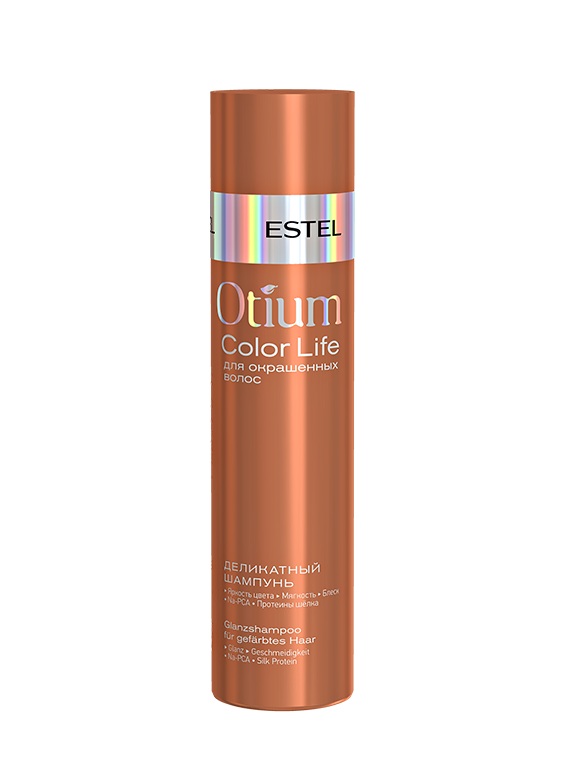 Estel otium color life деликатный шампунь для окрашенных волос 250 мл