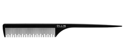 Ollin расческа с хвостиком и зубчиками разной длины 24 см