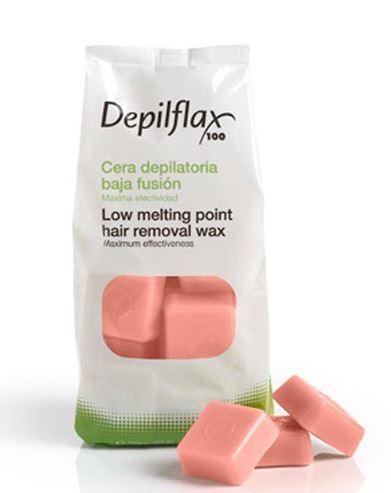 Depilflax воск горячий в брикетах розовый 1 кг (а)