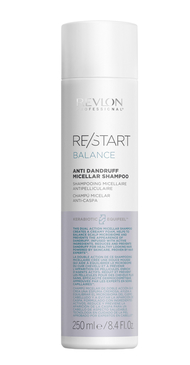 Revlon restart balance шампунь мицеллярный для кожи головы против перхоти и шелушений 250 мл БС