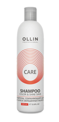 Ollin care шампунь сохраняющий цвет и блеск окрашенных волос 250мл