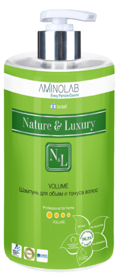 Aminolab Nature&luxury 316 шампунь для объем и тонуса волос 730 мл ^