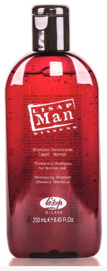 Lisap man укрепляющий шампунь для нормальных волос для мужчин 250мл ЛС