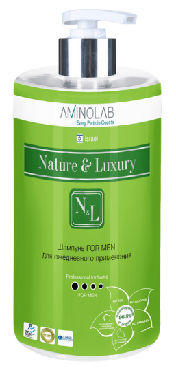 Aminolab Nature&luxury 307 шампунь for men для ежедневного применения 730 мл ^