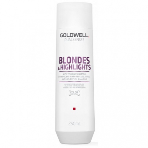 Gоldwell dualsenses blondes highlights шампунь против желтизны 250 мл