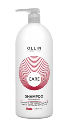Ollin care шампунь против выпадения волос с маслом миндаля 1000мл